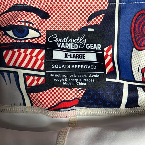 EXCELLENT CONDITION CONSTANTLY VARIED GEAR POP ART COMIC BOOK LEGGINGS SIZE XL - Picture 6 of 7